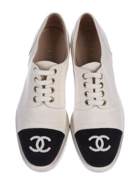 vintage chanel oxfords|Chanel Flats .